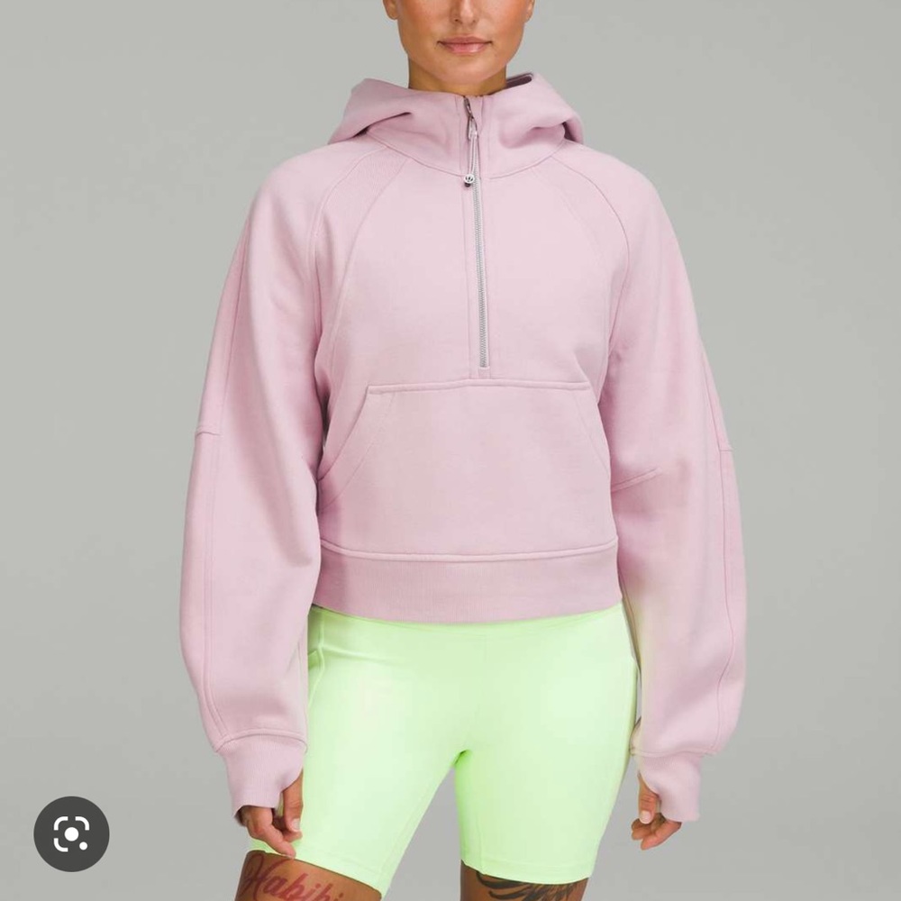 lululemon oversized scuba half zip
